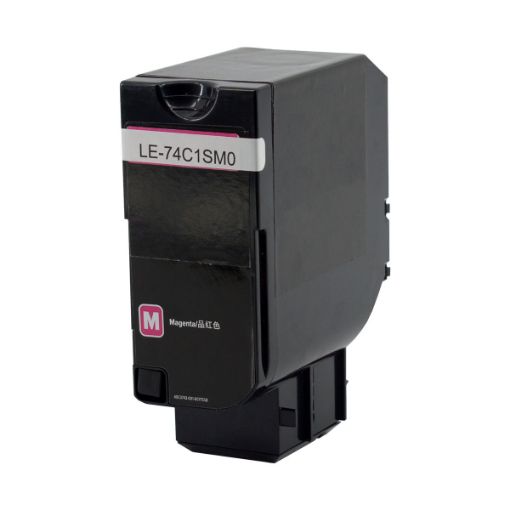 Picture of Remanufactured 74C1SM0 74C0SMG) Magenta Toner Cartridge (7000 Yield)