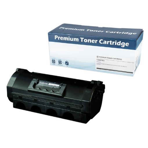 Picture of Compatible 52D1H00 (Lexmark #521H) High Yield Black Toner Cartridge (25000 Yield)