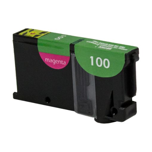 Picture of Remanufactured 14N1055 (Lexmark #100XL) Magenta Inkjet Cartridge (200 Yield)