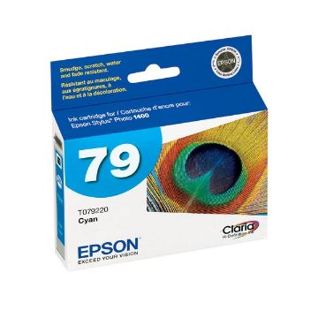 Show details for Epson T079220 (Epson 79) Cyan Inkjet Cartridge (810 Yield) Picture of Epson T079220 (Epson 79) Cyan Inkjet Cartridge (810 Yield)