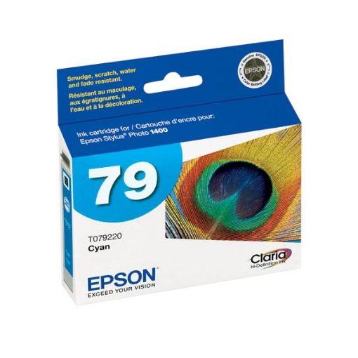 Picture of Epson T079220 (Epson 79) Cyan Inkjet Cartridge (810 Yield)