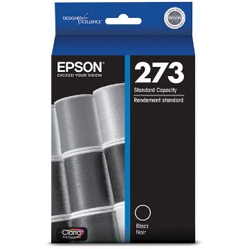 Show details for Epson T273020 (Epson 273) Black Inkjet Cartridge (250 Yield) Picture of Epson T273020 (Epson 273) Black Inkjet Cartridge (250 Yield)