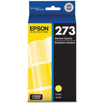 Show details for Epson T273420 (Epson 273) Yellow Inkjet Cartridge (300 Yield) Picture of Epson T273420 (Epson 273) Yellow Inkjet Cartridge (300 Yield)