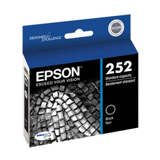 Picture of Epson T252120 (Epson 252) Black Inkjet Cartridge (350 Yield)