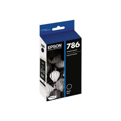 Picture of Epson T786120 (Epson 786) Black Inkjet Cartridge (900 Yield)