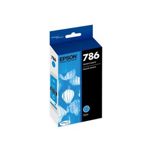 Picture of Epson T786220 (Epson 786) Cyan Inkjet Cartridge (800 Yield)