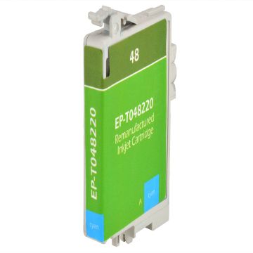 Show details for Remanufactured T048220 (Epson 48) Cyan Inkjet Cartridge Picture of Remanufactured T048220 (Epson 48) Cyan Inkjet Cartridge