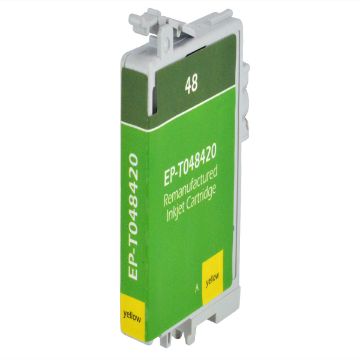Show details for Remanufactured T048420 (Epson 48) Yellow Inkjet Cartridge Picture of Remanufactured T048420 (Epson 48) Yellow Inkjet Cartridge