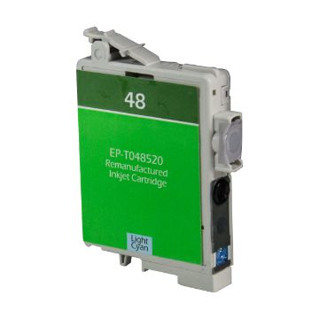 Show details for Remanufactured T048520 (Epson 48) Light Cyan Inkjet Cartridge Picture of Remanufactured T048520 (Epson 48) Light Cyan Inkjet Cartridge