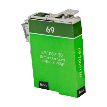 Show details for Remanufactured T069120 (Epson 69) Black Inkjet Cartridge (245 Yield) Picture of Remanufactured T069120 (Epson 69) Black Inkjet Cartridge (245 Yield)
