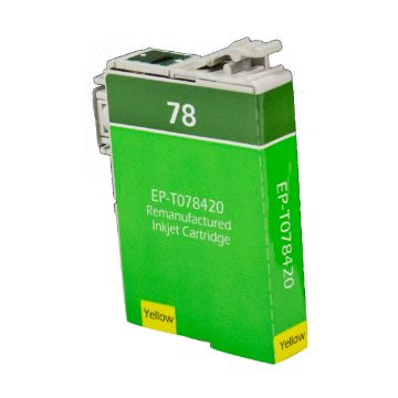 Show details for Remanufactured T078420 (Epson 78) Yellow Inkjet Cartridge Picture of Remanufactured T078420 (Epson 78) Yellow Inkjet Cartridge