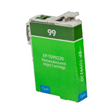 Show details for Remanufactured T099220 (Epson 99) Cyan Inkjet Cartridge (500 Yield) Picture of Remanufactured T099220 (Epson 99) Cyan Inkjet Cartridge (500 Yield)