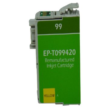 Show details for Remanufactured T099420 (Epson 99) Yellow Inkjet Cartridge (500 Yield) Picture of Remanufactured T099420 (Epson 99) Yellow Inkjet Cartridge (500 Yield)