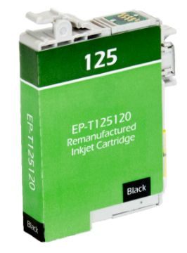 Show details for Remanufactured T125120 (Epson 125) Black Inkjet Cartridge (385 Yield) Picture of Remanufactured T125120 (Epson 125) Black Inkjet Cartridge (385 Yield)