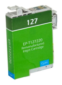 Show details for Remanufactured T127220 (Epson 127) Extra High Yield Cyan Inkjet Cartridge (775 Yield) Picture of Remanufactured T127220 (Epson 127) Extra High Yield Cyan Inkjet Cartridge (775 Yield)