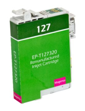 Show details for Remanufactured T127320 (Epson 127) Extra High Yield Magenta Inkjet Cartridge (775 Yield) Picture of Remanufactured T127320 (Epson 127) Extra High Yield Magenta Inkjet Cartridge (775 Yield)