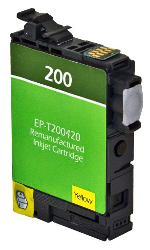 Picture of Remanufactured T200420 (Epson 200) High Yield Yellow Inkjet Cartridge (450 Yield)