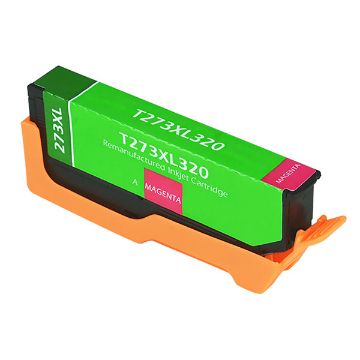Show details for Remanufactured T273XL320 (Epson 273XL) High Yield Magenta Inkjet Cartridge (650 Yield) Picture of Remanufactured T273XL320 (Epson 273XL) High Yield Magenta Inkjet Cartridge (650 Yield)