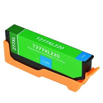 Show details for Remanufactured T277XL220 (Epson 277XL) Cyan Inkjet Cartridge (740 Yield) Picture of Remanufactured T277XL220 (Epson 277XL) Cyan Inkjet Cartridge (740 Yield)