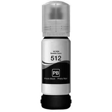 Show details for Remanufactured T512120-S (Epson T512) Photo Black Ink Bottle (5000 Yield) Picture of Remanufactured T512120-S (Epson T512) Photo Black Ink Bottle (5000 Yield)