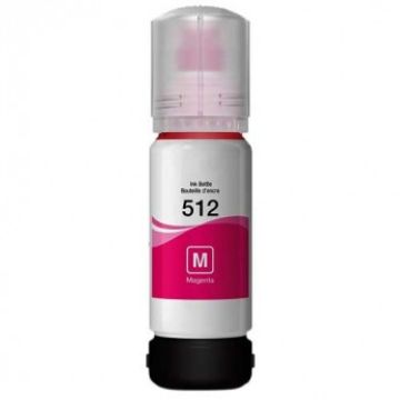 Show details for Remanufactured T512320-S (Epson T512) Magenta Ink Bottle (5000 Yield) Picture of Remanufactured T512320-S (Epson T512) Magenta Ink Bottle (5000 Yield)