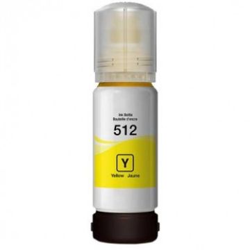 Show details for Remanufactured T512420-S (Epson T512) Yellow Ink Bottle (5000 Yield) Picture of Remanufactured T512420-S (Epson T512) Yellow Ink Bottle (5000 Yield)