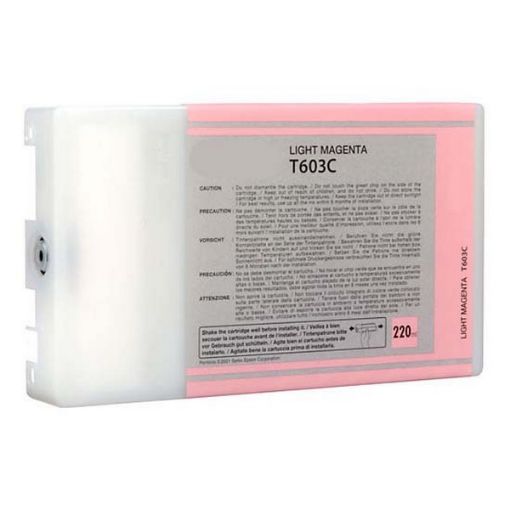 Picture of Remanufactured T603C00 Light Magenta UltraChrome K3 Ink Cartridge (220 ml)