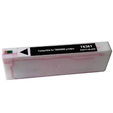 Show details for Remanufactured T636100 Photo Black UltraChrome HDR Ink Cartridge (700 ml) Picture of Remanufactured T636100 Photo Black UltraChrome HDR Ink Cartridge (700 ml)
