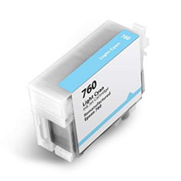Show details for Remanufactured T760520 (Epson 760) Light Cyan Ink Cartridge (32 ml) Picture of Remanufactured T760520 (Epson 760) Light Cyan Ink Cartridge (32 ml)