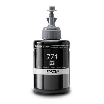 Show details for Remanufactured T774120 (Epson 774) Pigment Black Ecotank Ink Bottle (6000 Yield) Picture of Remanufactured T774120 (Epson 774) Pigment Black Ecotank Ink Bottle (6000 Yield)