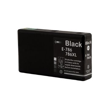 Show details for Remanufactured T786XL120 (Epson 786XL) Ultra High Yield Black Inkjet Cartridge (2600 Yield) Picture of Remanufactured T786XL120 (Epson 786XL) Ultra High Yield Black Inkjet Cartridge (2600 Yield)