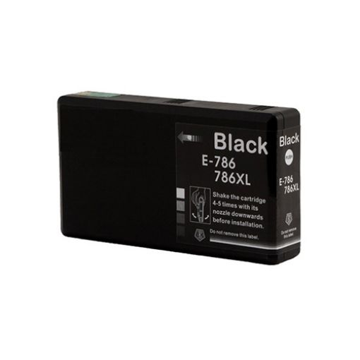 Picture of Remanufactured T786XL120 (Epson 786XL) Ultra High Yield Black Inkjet Cartridge (2600 Yield)