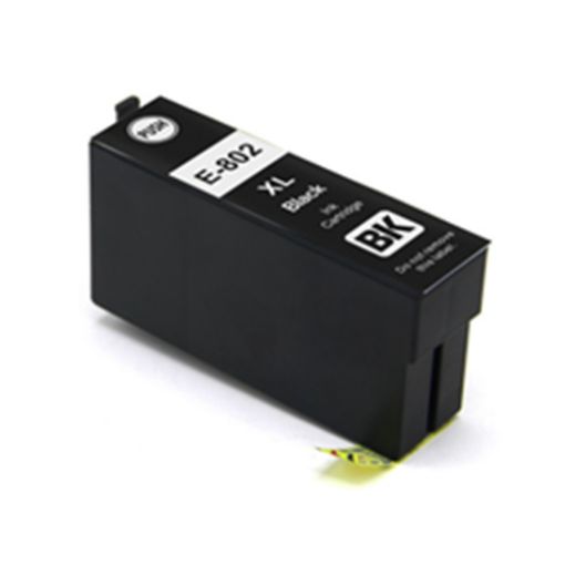 Picture of Remanufactured T802120 (Epson T802) Black Inkjet Cartridge (900 Yield)