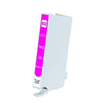 Show details for Remanufactured T802xl320 (Epson 802XL) Ultra High Yield Magenta Inkjet Cartridge (1900 Yield) Picture of Remanufactured T802xl320 (Epson 802XL) Ultra High Yield Magenta Inkjet Cartridge (1900 Yield)