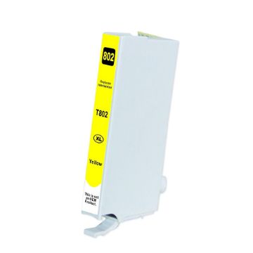 Show details for Remanufactured T802xl420 (Epson 802XL) Ultra High Yield Yellow Inkjet Cartridge (1900 Yield) Picture of Remanufactured T802xl420 (Epson 802XL) Ultra High Yield Yellow Inkjet Cartridge (1900 Yield)