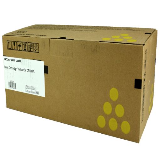 Picture of Ricoh 406478 (Type SPC310HA) Yellow Toner Cartridge (6600 Yield)