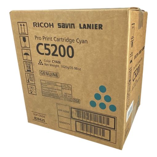 Picture of Ricoh 828425 Cyan Toner Cartridge (24000 Yield)