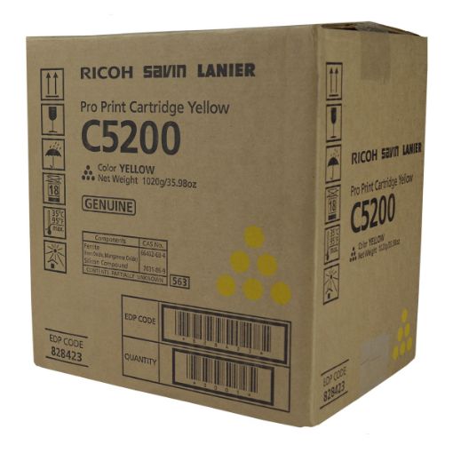 Picture of Ricoh 828423 Yellow Toner Cartridge (24000 Yield)