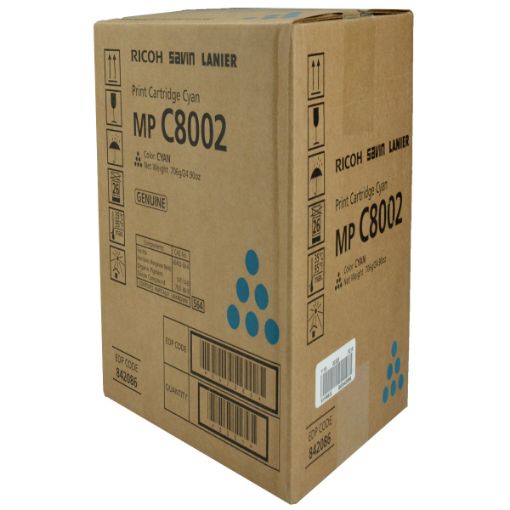 Picture of Ricoh 841783 (842086) Cyan Toner Cartridge (29000 Yield)