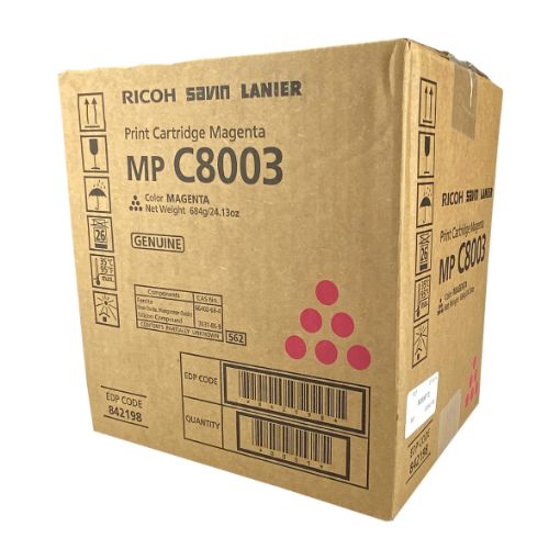 Picture of Ricoh 842198 Magenta Toner Cartridge (26000 Yield)