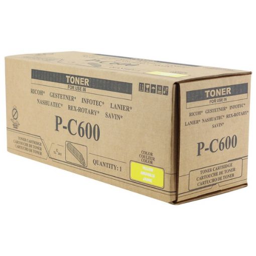 Picture of TAA Compliant 408313 Yellow Toner Cartridge (12000 Yield)