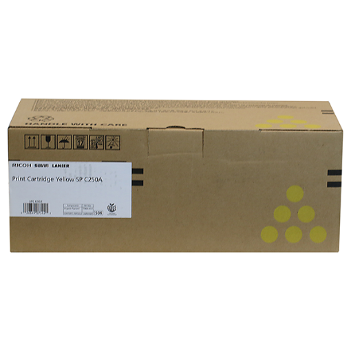 Picture of Ricoh 407542 (Type C250HA) Yellow Toner Cartridge (2300 Yield)