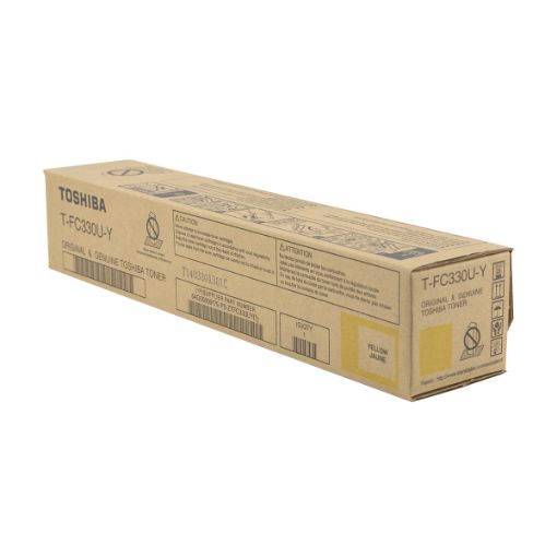 Picture of Toshiba TFC330UY (T-FC330UY) Yellow Toner Cartridge (17400 Yield)