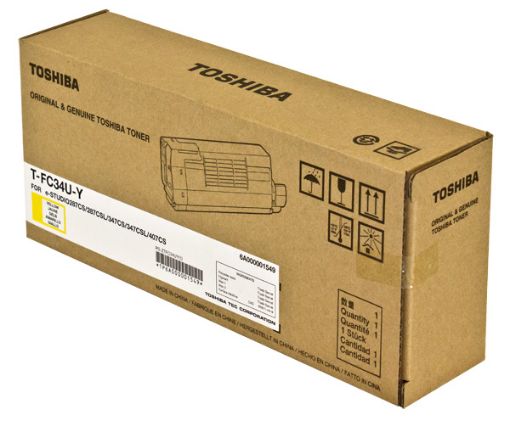 Picture of Toshiba TFC34UY Yellow Toner Cartridge (11500 Yield)