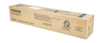 Show details for Toshiba TFC30UY Yellow Toner Cartridge (33600 Yield) Picture of Toshiba TFC30UY Yellow Toner Cartridge (33600 Yield)