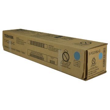 Show details for Toshiba TFC210UC Cyan Toner Cartridge (33600 Yield) Picture of Toshiba TFC210UC Cyan Toner Cartridge (33600 Yield)