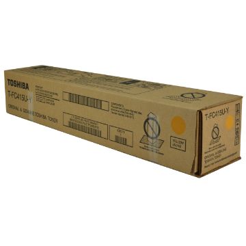 Show details for Toshiba TFC415UY Yellow Toner Cartridge (33600 Yield) Picture of Toshiba TFC415UY Yellow Toner Cartridge (33600 Yield)
