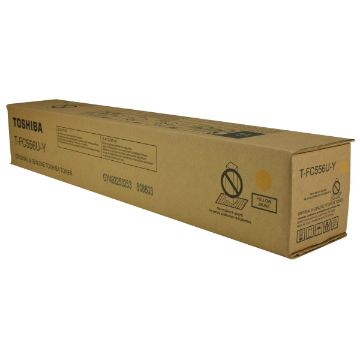 Show details for Toshiba TFC556UY Yellow Toner Cartridge (39200 Yield) Picture of Toshiba TFC556UY Yellow Toner Cartridge (39200 Yield)