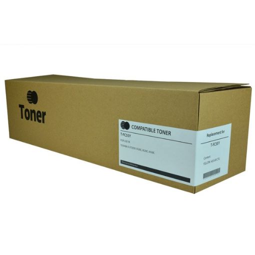 Picture of Compatible TFC55Y Yellow Toner Cartridge (26500 Yield)