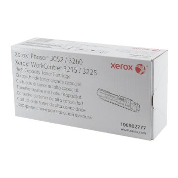 Show details for Xerox 106R02777 High Yield Black Toner Cartridge (3000 Yield) Picture of Xerox 106R02777 High Yield Black Toner Cartridge (3000 Yield)